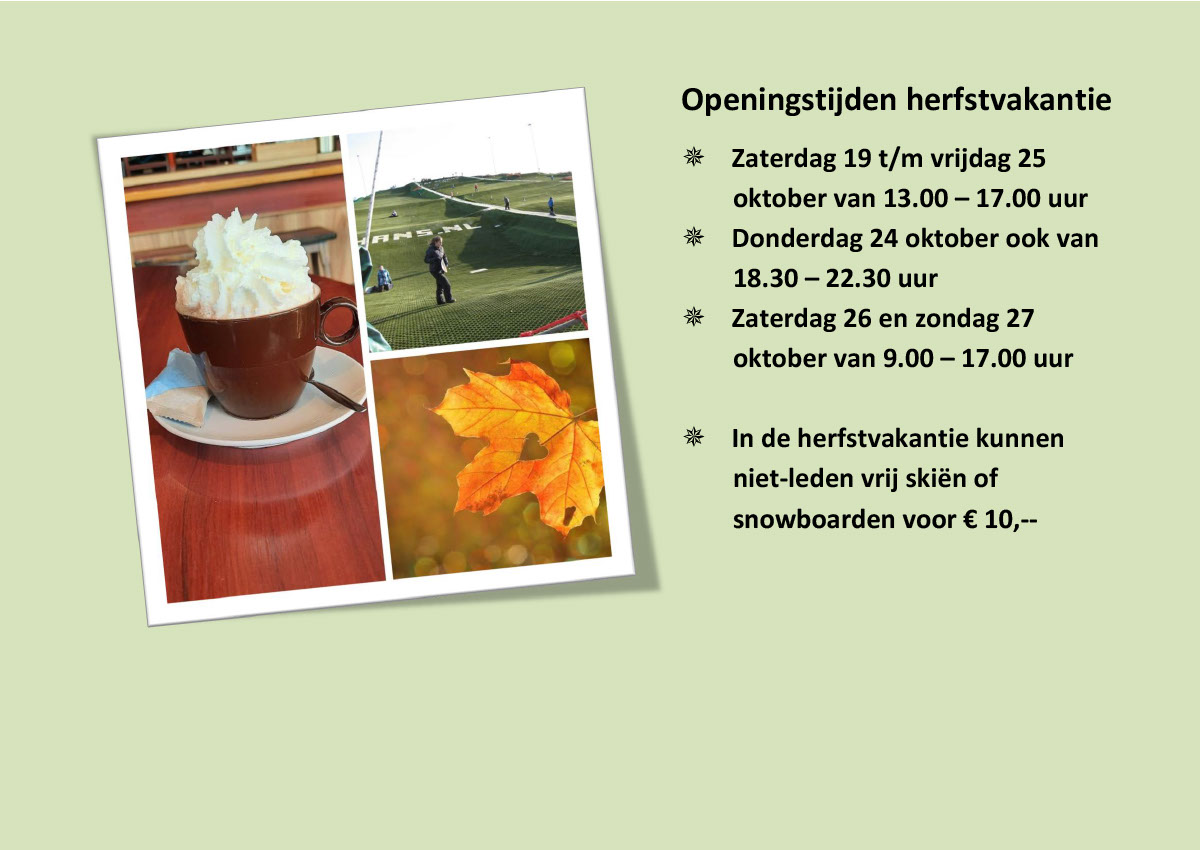 Herfstvakantie 2024